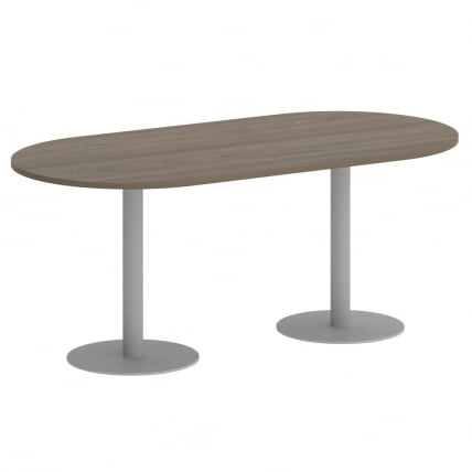 Стол овальный HOME OFFICE VR.SP-5-180.1 Вяз Благородный/Серый металл_0