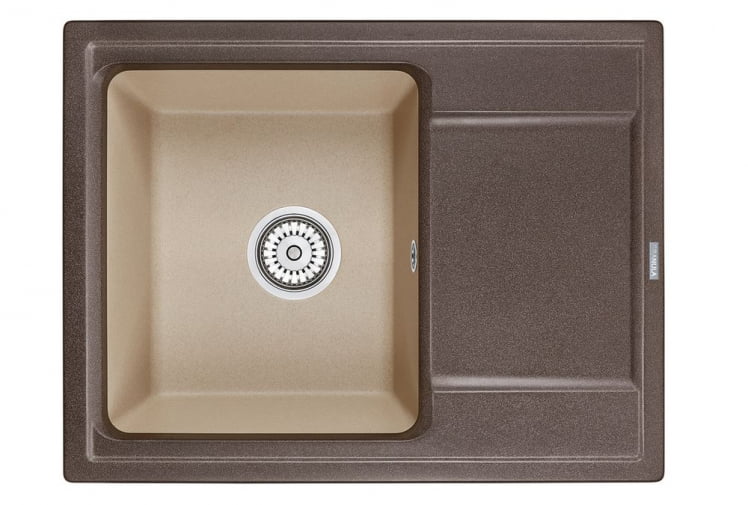 Кухонная мойка HIBRID HI-65 Эспрессо-песок_0