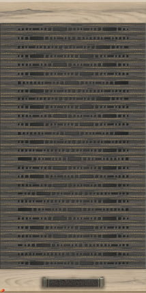 Шкаф с решеткой лев/прав Бруклин 101.23 Дуб Кронберг/Лагода/Антрацит_1