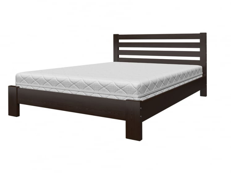 Кровать из массива Вероника 200х140 Орех темный_0