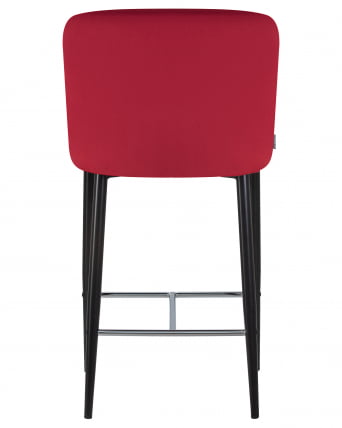 Стул полубарный DOBRIN CHRISTIAN 65  Бордовый велюр V108-85_4