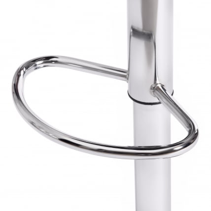 Стул барный AVIONIC (mod. KY712A) металл/экокожа, 45*53*86-107 см, белый/хром_8