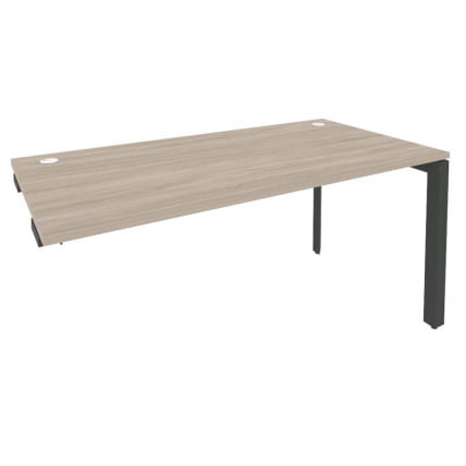 Стол-приставка на П-образном м/к к опорным элементам ONIX O.MP-SPR-4.8 Дуб Аттик/Антрацит_0