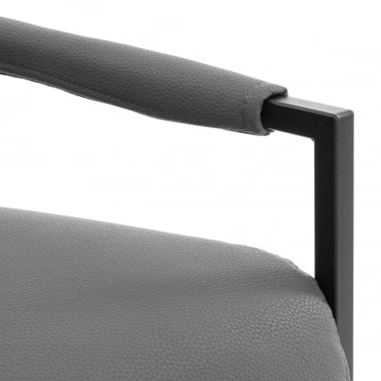 Кресло Charli LUX/Чарли Люкс К экокожа , Sharp Графит, 70х80х82 см_8