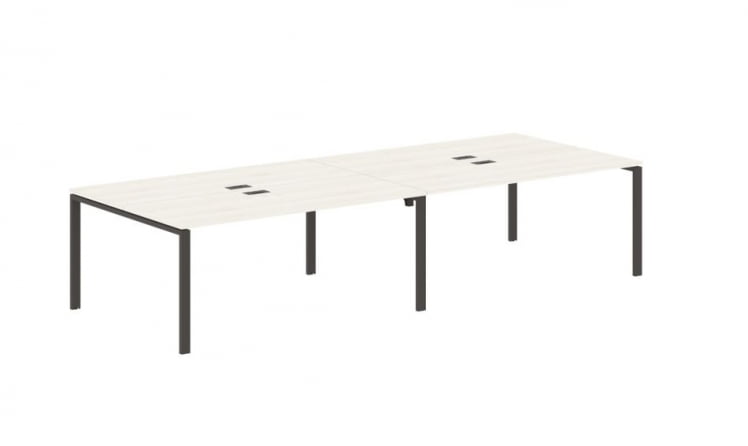 Бенч-система 4-местная EDIS EUWST 3513 Ясень Траун Мокко_0