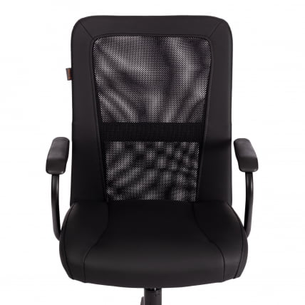 Кресло STAFF кож/зам/ткань, черный, 36-6/W-11_5