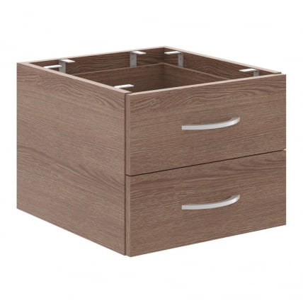 Тумба подвесная с двумя ящиками IMAGO Plus СРС-2V.1 Ясень шимо_0