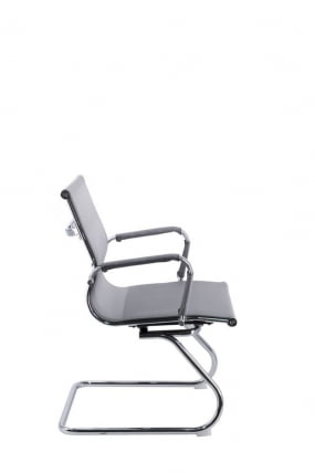 Кресло для посетителей Opera CF сетка Серый_3