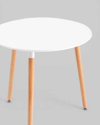 Стол круглый EAMES DST NEW D=80 белый_2