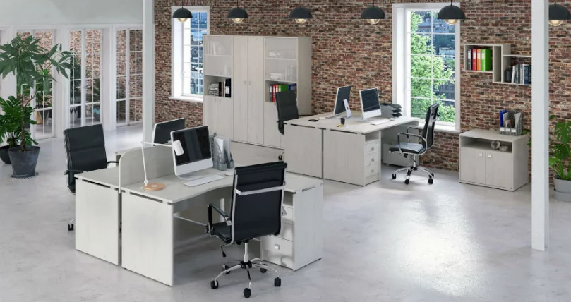 Набор мебели для персонала STYLE №1 Дуб Наварра_0