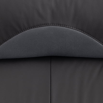 Кресло руководителя Duke metal BL кож/зам/ткань, черный/серый, 36-6/12_7