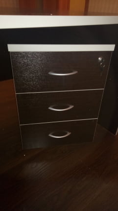 Тумба подкатная с 3 ящиками ZOM27530301 Венге_5