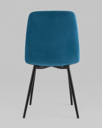 Стул Oliver велюр Пыльно-синий_4