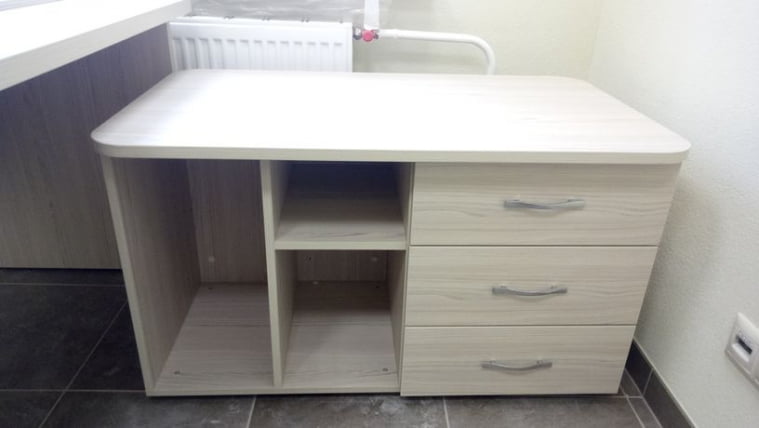 Тумба сервисная Glassy 3.16.12Пр Туя_1