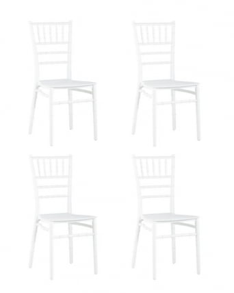 Стул Чиавари (Кьявари) пластик белый 4 шт. комплект / Chiavari_0