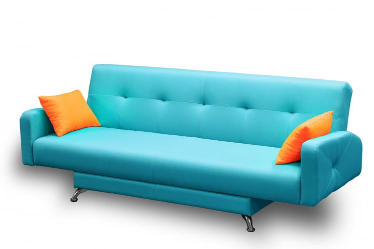 Диван MANGO 3 (2 категория) Бирюзовый Оранжевый_1
