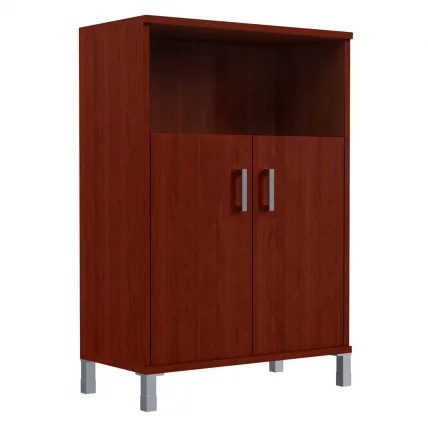 Стеллаж с дверью ДСП В420.2 Бургунди_0