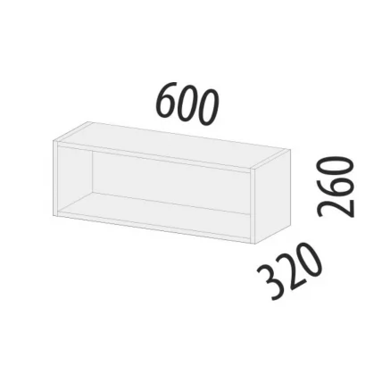 Шкаф кухонный открытый Дакота 103.38_2