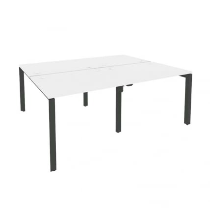 Рабочая станция на П-образном м/к ONIX O.MP-D.RS-4.1.8 Белый Бриллиант/Антрацит_0