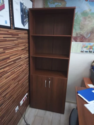 Шкаф 5 секций Альфа 62.40 орех «Пегас»_3