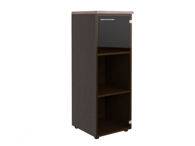 Шкаф колонка со стекляной дверью и топом XMC 42.2 (Дуб Сонома/Рено)_0