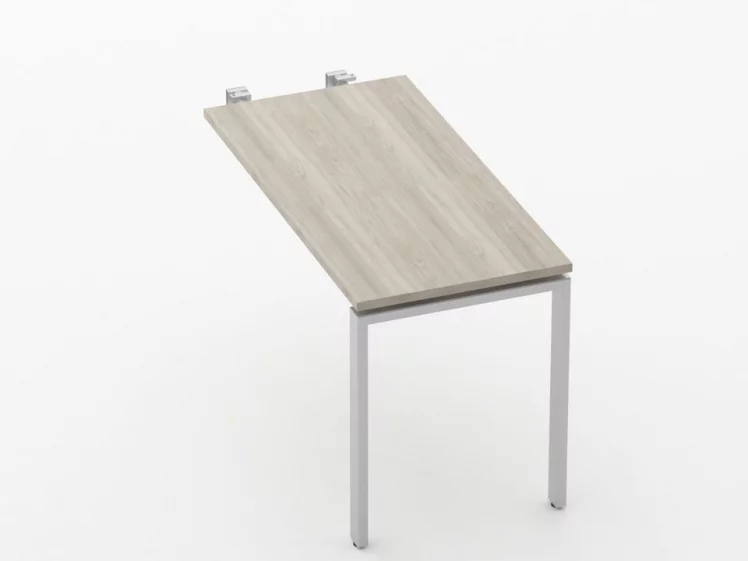 Брифинг-приставка для стола на П-обр.опорах Deka 7.10.12 Дуб Сантана светлый_0