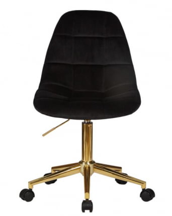 Офисное кресло для персонала DOBRIN MONTY GOLD (черный велюр (MJ9-101)) 2 шт_6