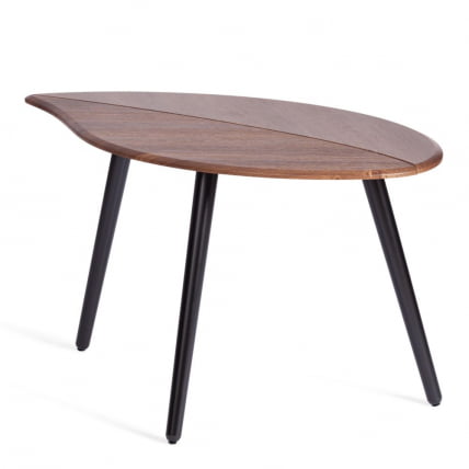 Журнальный стол RIMMINI мдф, 77х78х50,4 см, орех кантри/черный_0