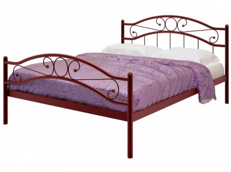 Кровать Надежда plus 1800х1900 Красная_0