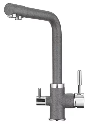 Кухонный смеситель GRANULA 2015 Графит_0