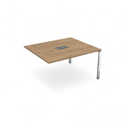 Стол системы БЭНЧ, переговорный, конечный GLOSS LINE НСПК-П.926 Teakwood_0