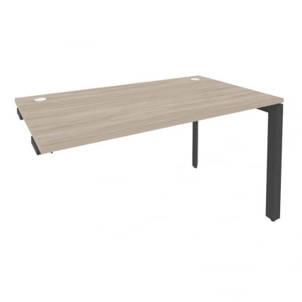 Стол-приставка на П-образном м/к к опорным элементам ONIX O.MP-SPR-3.8 Дуб Аттик/Антрацит_0