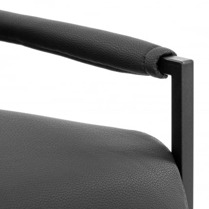 Кресло Charli LUX/Чарли Люкс экокожа , Sharp Черный, 70х80х82 см_8