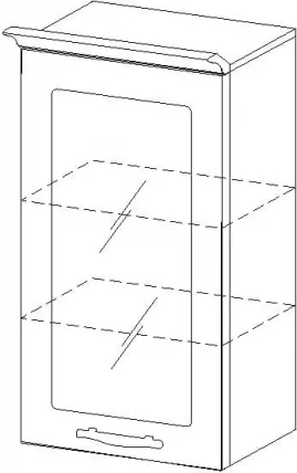 Шкаф-витрина Тиффани 19.04_3