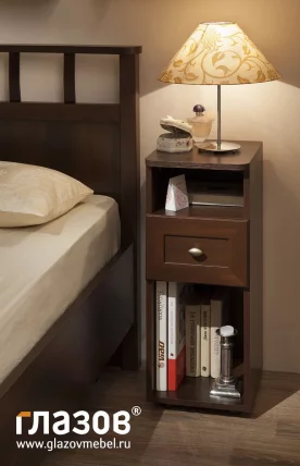 Тумба прикроватная Sherlock 51 Орех шоколадный (спальня)_2
