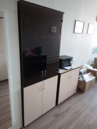 Шкаф для документов низкий Р.Ш-6 Венге/Дуб молочный_2