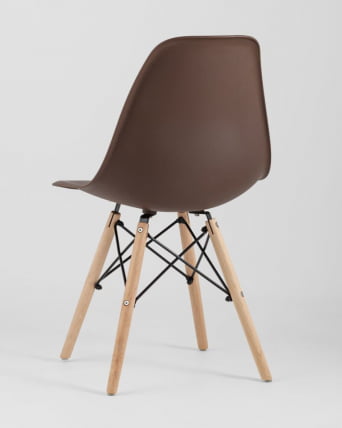 Стул Еамес Стйле ДСВ коричневый 4 шт. комплект (разборный каркас) / Eames Style DSW_7