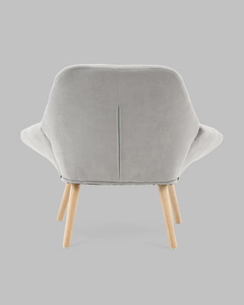 Кресло Олби Страйпс светло-серый_4