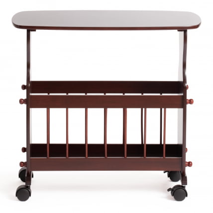 Журнальный столик с газетницей SR-0939-3 дерево, 61*33*56см, Орех (Walnut)_2