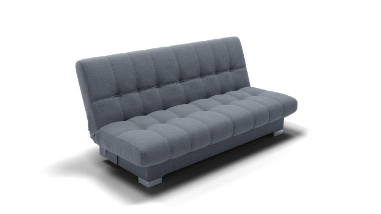 Диван Хьюстон-1 (ЗР) Цвет фасада: Серый; Тип: Прямой; Материал фасада: Металл/Велюр_0