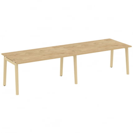 Стол переговорный (2 столешницы) ONIX WOOD OW.PRG-2.4 Тиквуд Светлый/Светлый_0