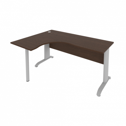 Стол криволинейный левый Riva ПЛ.СА-4 Л Венге/Металлик_0