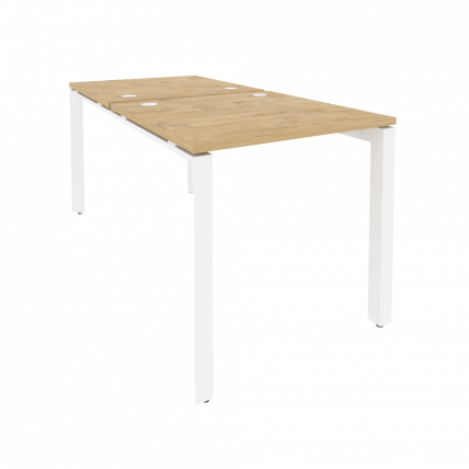 Рабочая станция на П-образном м/к ONIX O.MP-D.RS-2.0.8 Тиквуд Светлый/Белый_0