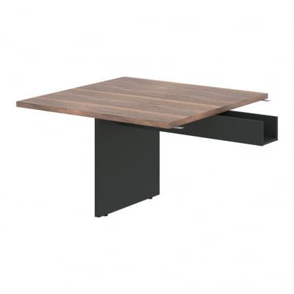 Стол приставной VELION VENEER VRFCT 1212.1 Американский орех Яшма черная_0