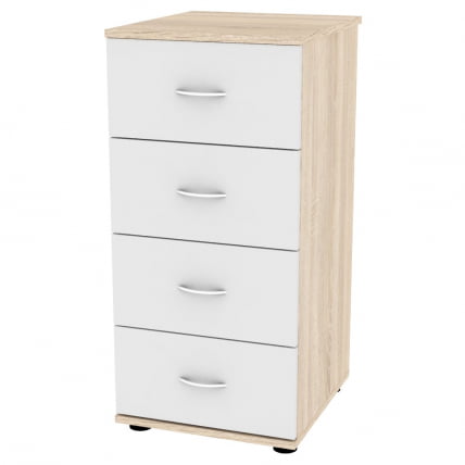 Комод Алиса(K3)856х401х459ручкаскоба96мм(ДСС-Белый)_0