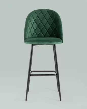 Стул барный Марсель Б велюр Зеленый_2