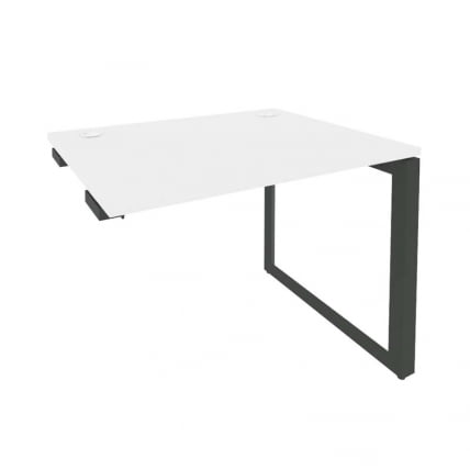 Стол-приставка на О-образном м/к к опорным элементам ONIX O.MO-SPR-1.8 Белый Бриллиант/Антрацит_0