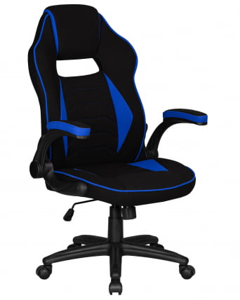 Кресло игровое DOBRIN RICK (черно-синий)_0