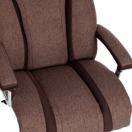Кресло офисное Trust (max) ткань, коричневый/коричневый , MJ190-7/TW-24_10