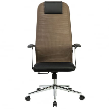 Кресло руководителя BRABIX PREMIUM Ultimate EX-801 хром Черное/коричневое_3